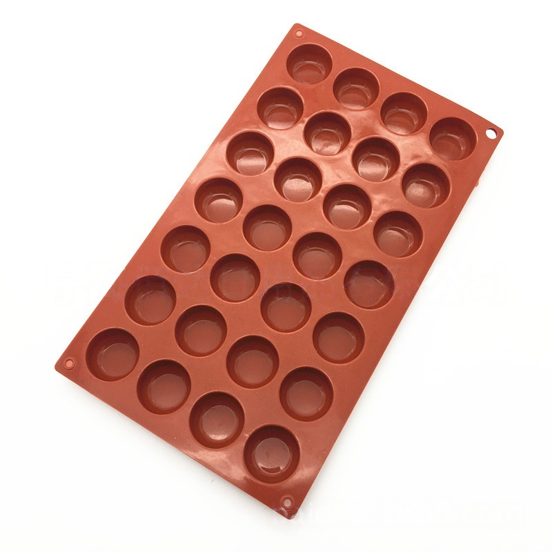 Ice Mold Sphere - 食品グレード28個取り半球シリコンチョコレート型耐熱性簡単リリース型ムースゼリーアイスキューブベーキングツール