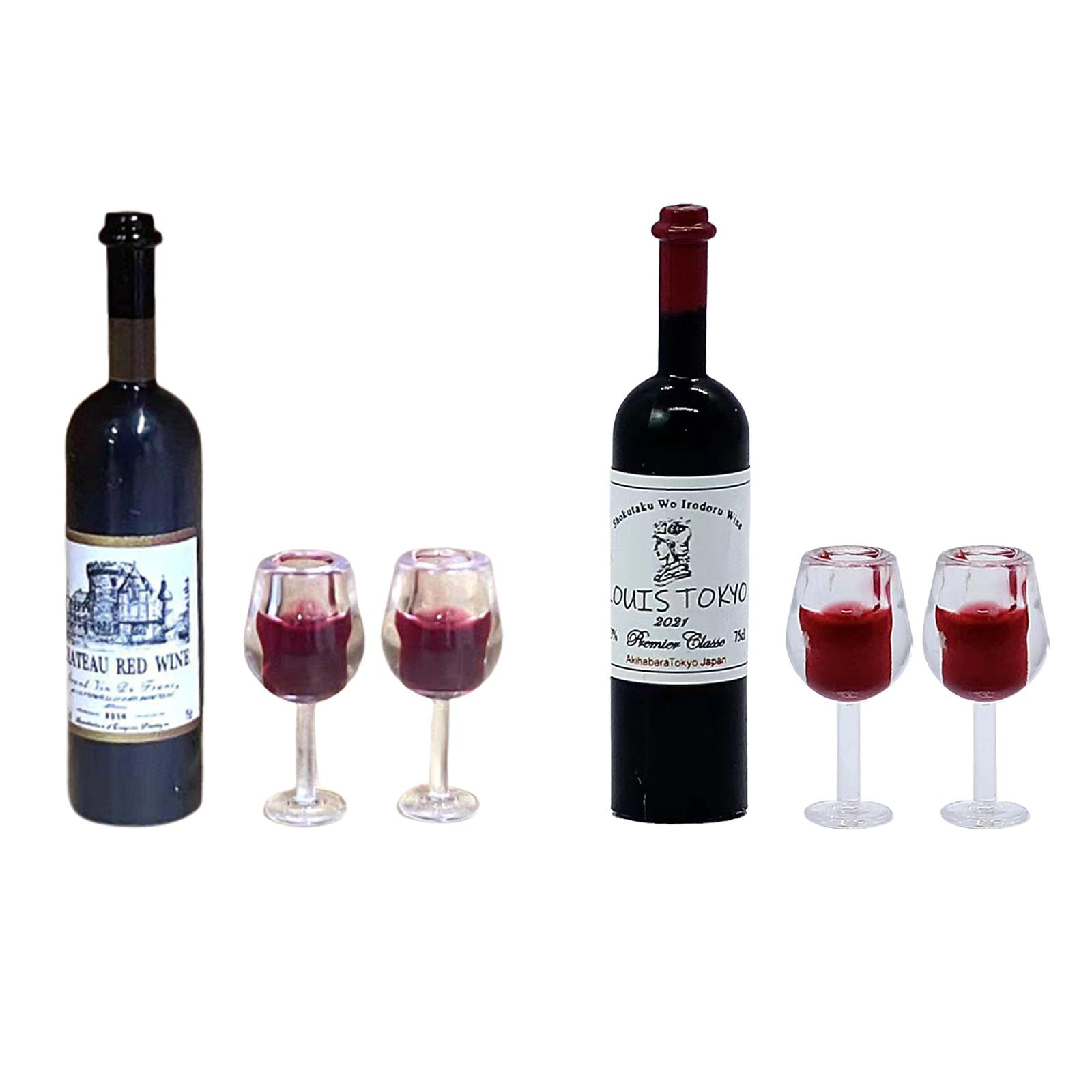 Home Bar Shelf - 1/12 スケールドールハウスワインボトルカップ風景用品ドールハウスアクセサリードールハウスバーリビングルームキッチンホーム