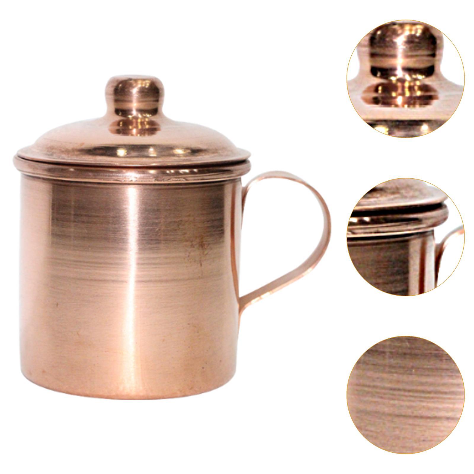 手作り銅製ティーカップ、飲料用カップ、実用的な銅製ハンドル付 - Mule Copper Mug のレビューと価格