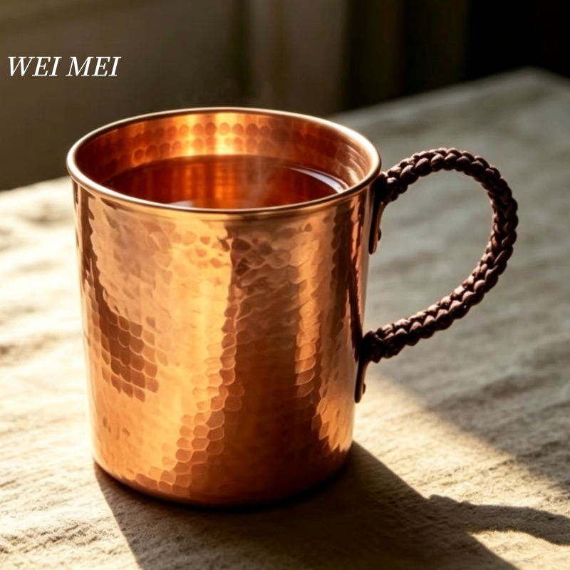 ヴィンテージ銅製コーヒーカップ、ウォーターマル 350ml  - Mule Copper Mug のレビューと価格