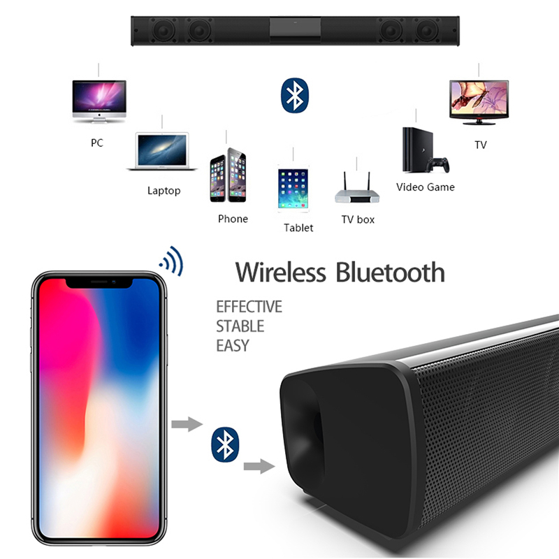 40 ワットワイヤレス Bluetooth 5.0 サウンド - Home Bar And Theater のレビューと価格