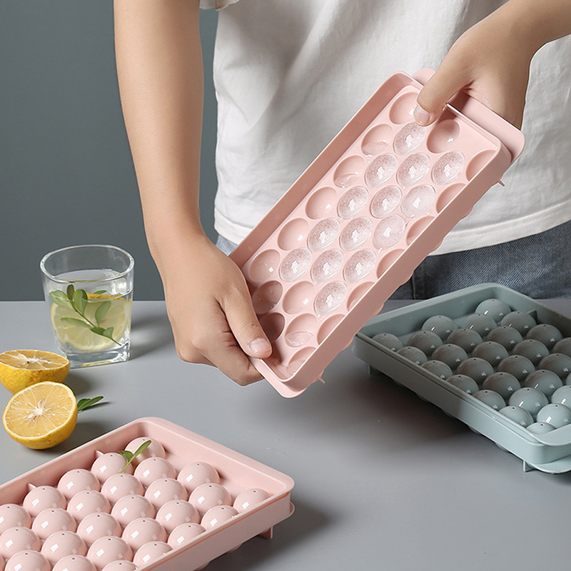1個入り 3D丸型トレイ 蓋付き プラスチック製 ダイヤモン - Ice Mold Sphere のレビューと価格