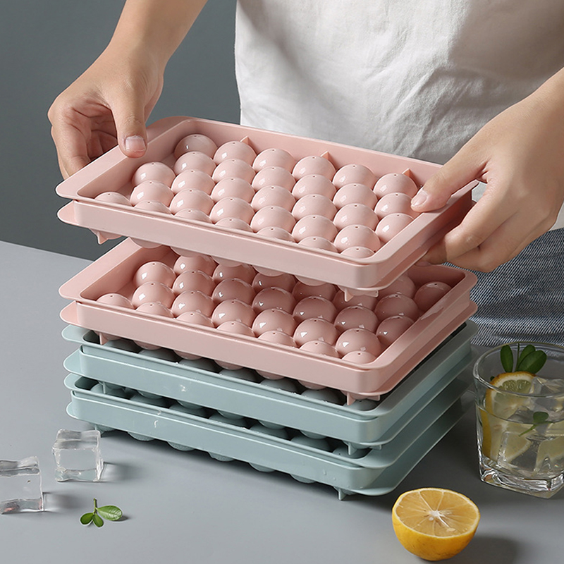 1個入り 3D丸型トレイ 蓋付き プラスチック製 ダイヤモン - Ice Mold Sphere のレビューと価格
