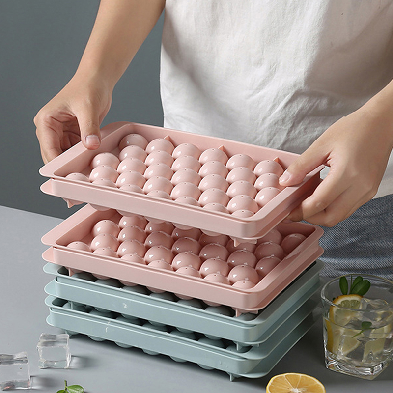 1個入り 3D丸型トレイ 蓋付き プラスチック製 ダイヤモン - Ice Mold Sphere のレビューと価格