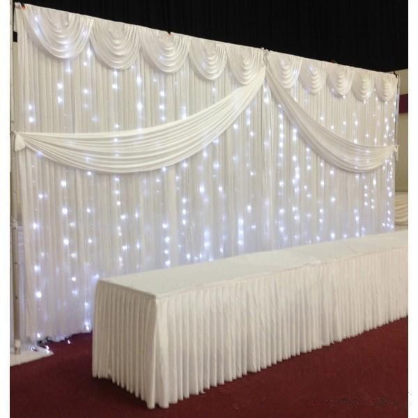 Customade サテン結婚式の背景カーテンゴールド盗品サ - Home Bargains のレビューと価格