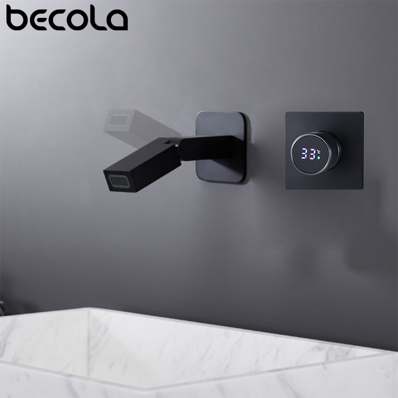 Becola 壁掛けデジタルディスプレイ温度調節蛇口 シング - Home Bar Sink のレビューと価格